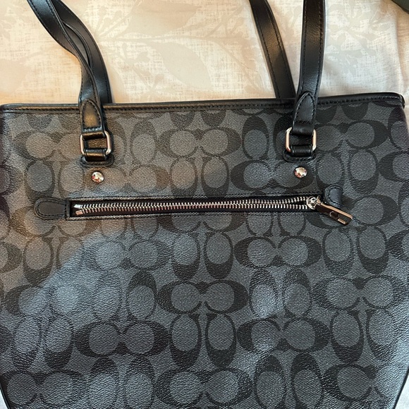 Coach Dark Gray Signature Tote - Picture 2 of 3